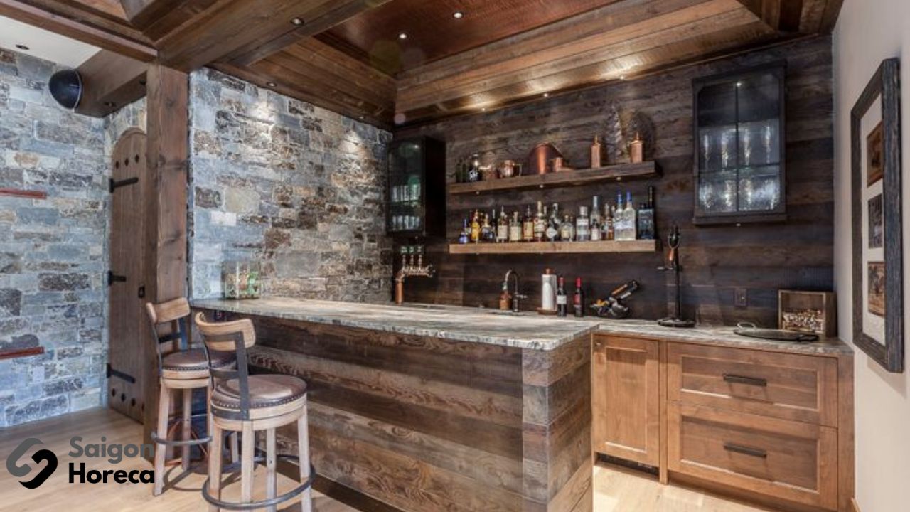 rustic bar