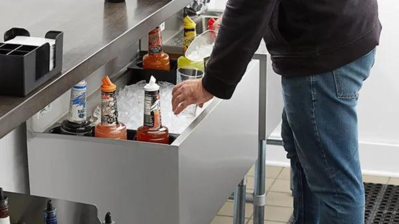 Stainless Steel Ice Bins for Bar Counters Image