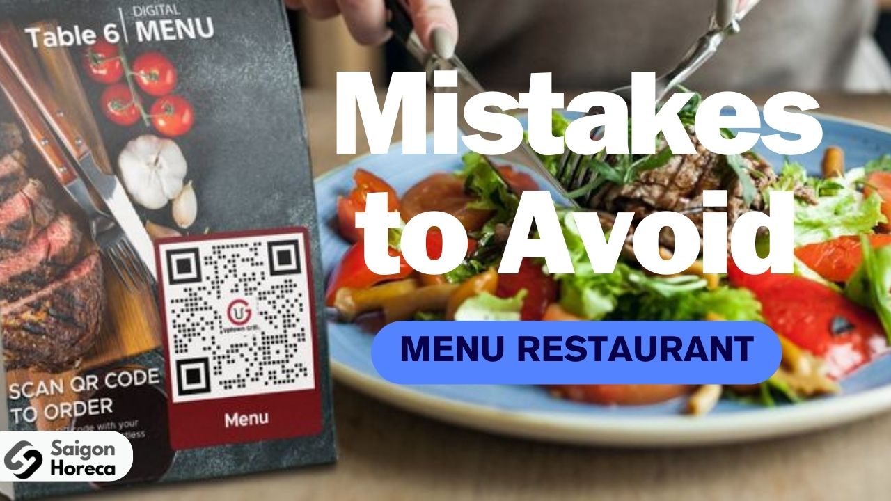 Mistakes to Avoid in Menu Restaurant