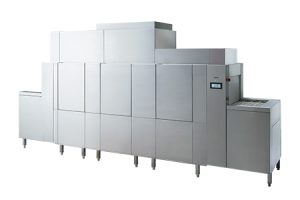 Máy rửa chén băng tải công nghiệp Conveyor Dishwasher Fujimak 001371