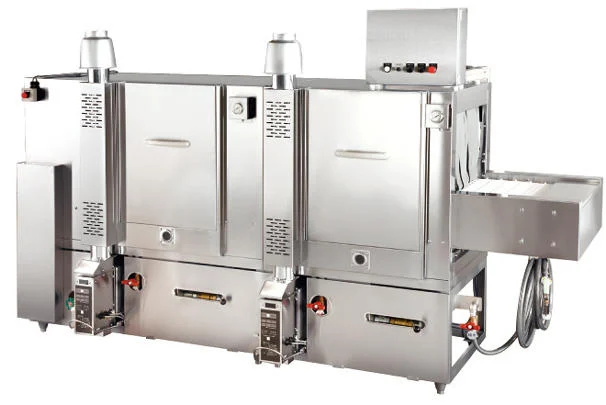 Industrial Conveyor Dishwasher｜Efficiently wash a large quantity of tableware continuously｜fujimak corporation FAD251LG