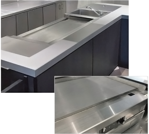 Bếp Bàn Nướng Teppanyaki Custom Design — Teppanyaki Custom-Sized to Fit the Kitchen Counter Fujimak Custom Design (Tabletop)