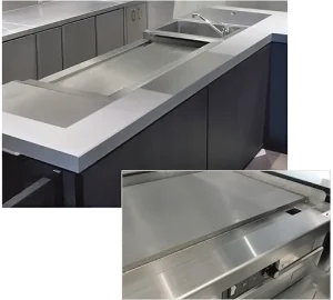 Teppanyaki Custom Design Kitchen Counter — Teppanyaki Custom-Sized to Fit the Kitchen Counter Fujimak Custom Design (Tabletop)