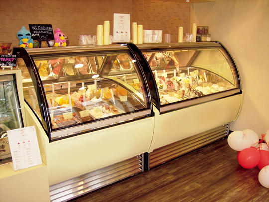 Cool & Freeze Glass Display Case (Showcase) Gelato Display Case Fujimak 000248