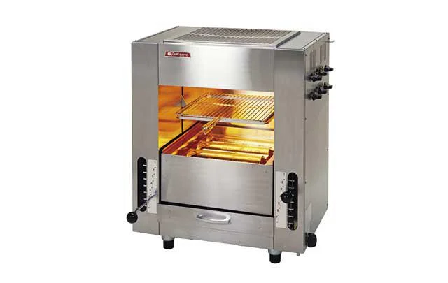 Flat Fryer & Oven Salamander SGR-45 - gas infrared roaster Fujimak