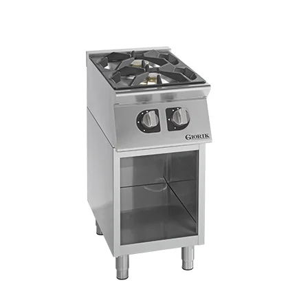 Unika700 Multi-Oven Gas Stove 2 BURNER GAS HOB ON OPEN BASE CABINET Giorik CG720G