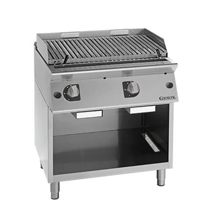 Bếp Nướng Đá Núi Lửa Unika 700 LAVA STONE GRILL . GAS ON OPEN BASE CABINET Giorik GL740GC