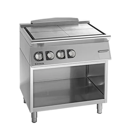 Electric Solid Top on Open Base Cabinet Giorik TE740G