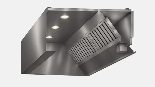 ETL/UL North American Standard Kitchen Hood KEX – Exhaust Only Commercial Kitchen Hood Halton