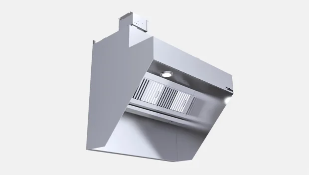 ETL/UL North American Standard Kitchen Hood KVL – Capture Jet™ low profile exhaust hood (ETL) Halton