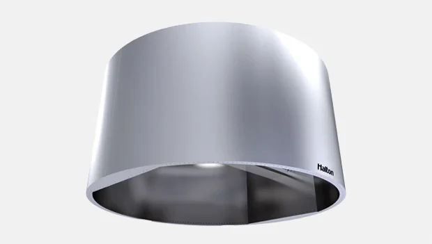 ETL/UL North American Standard Kitchen Smoke Capture KVR – Capture Jet™ round island exhaust hood (ETL) Halton