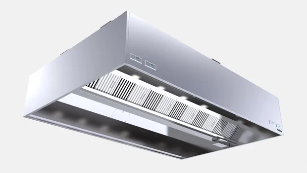 ETL/UL North American Standard Kitchen Hood KVW-UV Capture Ray™ UV island exhaust hood (ETL) Halton