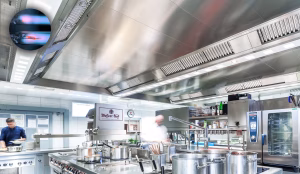 Trần Thông Gió Bếp Công Nghiệp KCJ-UV – Capture Ray™ ventilated ceiling (CE) Halton