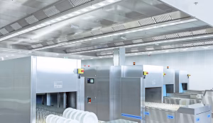 KCV Industrial Kitchen Ventilated Ceiling – Ventilated ceiling for dishwashing areas (CE) Halton