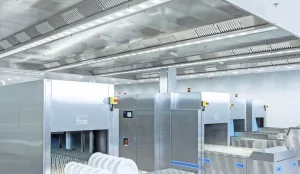 KCV Industrial Kitchen Ventilated Ceiling – Ventilated ceiling for dishwashing areas (CE) Halton