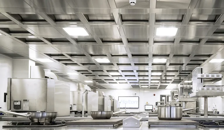 CCL Industrial Kitchen Ventilated Ceiling – Cyclocell cassette ventilated ceiling (CE) Halton