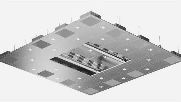 Ventilated Ceiling Industrial Kitchen VCS – Ventilated Ceiling System (ETL) Halton