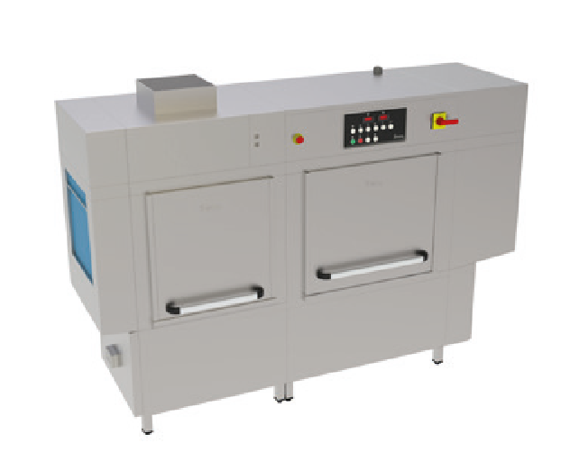Jemi A 2140 pull tray conveyor sink