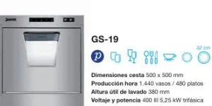Jemi GS 19 3P カップ/グラス洗浄機