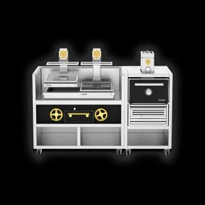 Josper Josper CVJ-50-PRO-Small Combo / HJX-PRO Charcoal Oven + Double Basque Grill in a Single Module