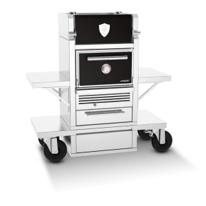 Josper Premium Family Charcoal Oven Josper CASA Charcoal Oven Carro - with table and warming cabinet