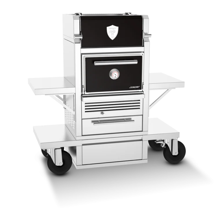 Josper Premium Family Charcoal Oven Josper CASA Charcoal Oven Carro - テーブルと保温キャビネット付き