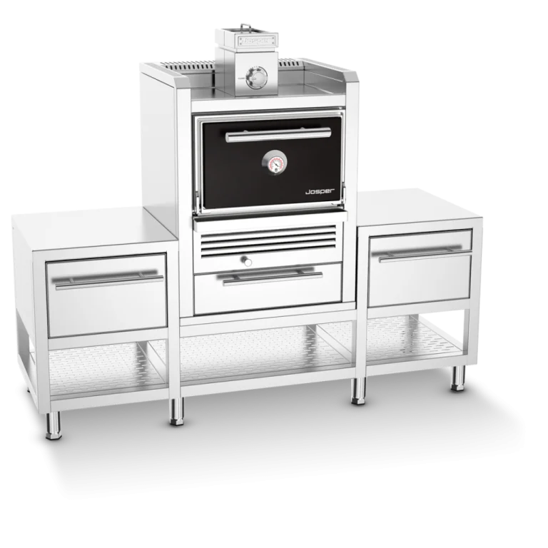 Josper プレミアム ファミリー チャコール オーブン Josper CASA チャコール オーブン メサ - 内蔵キャビネット付き