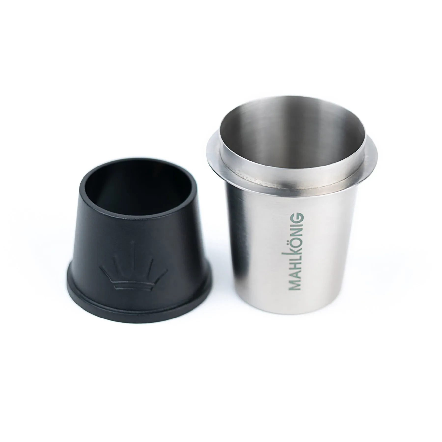 Cốc đong Inox có đáy từ & Phễu rót Dosing Cup with Funnel Mahlkönig