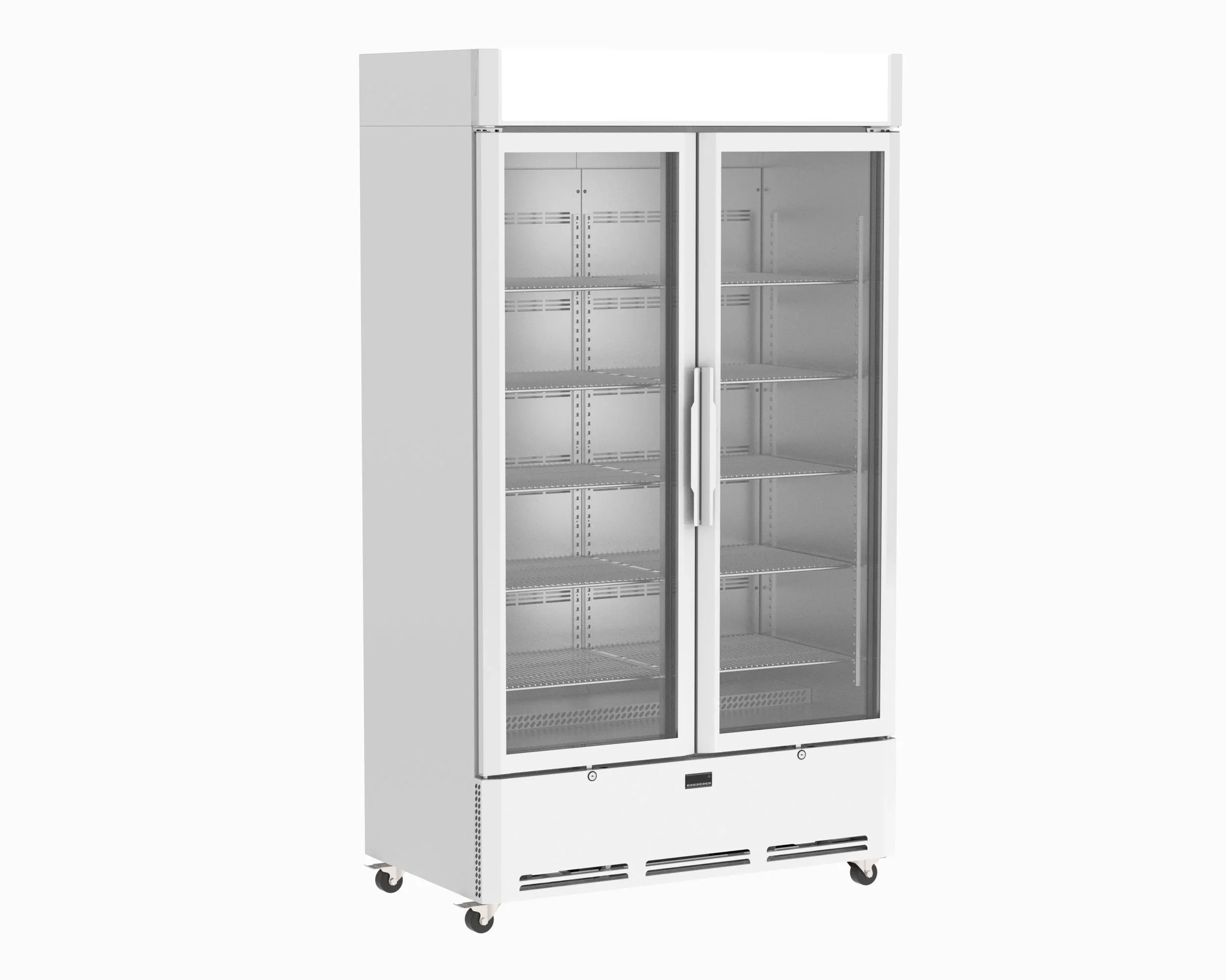Glass door display cooler CCB 1000 - Bottom Mount Merchandiser Precision