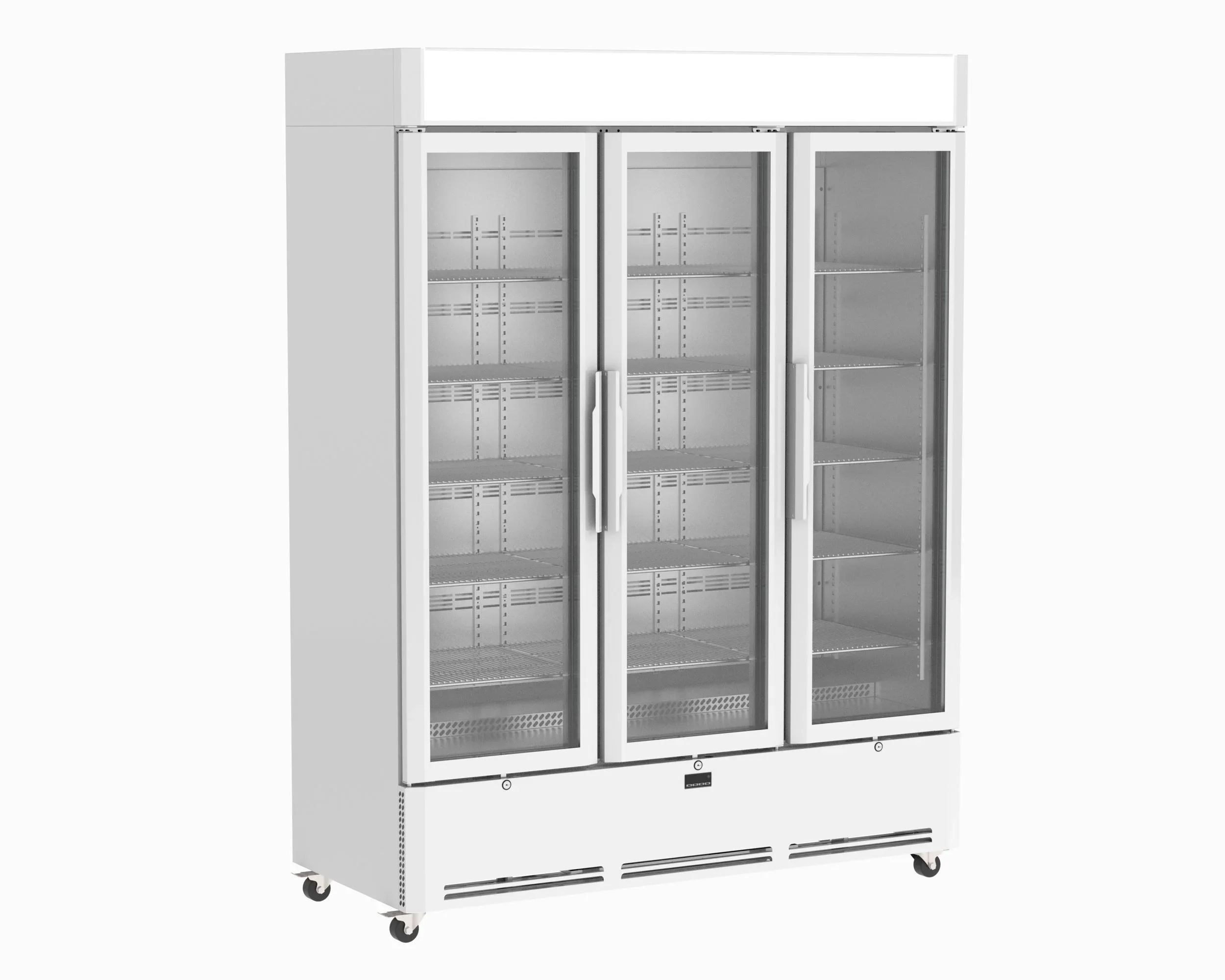Glass door display refrigerator CCB 1400 - Bottom Mount Merchandiser Precision