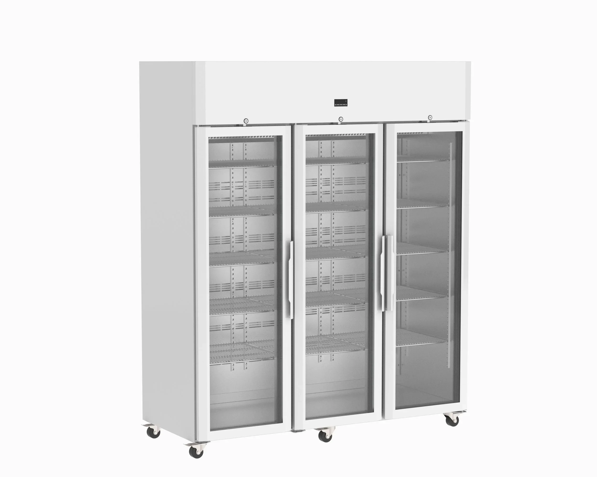 CCT 1400 glass door display cooler - Top Mount Merchandiser Precision