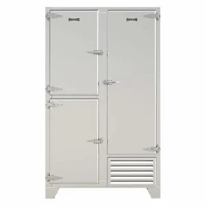レトロクラシックスタイル冷蔵庫HLRU2 - レトロ冷蔵庫冷凍庫精度