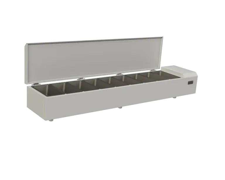 GN Tray Refrigerated Countertop for Kitchen & Bar PRW 9 - Refrigerated Pan Rail Precision