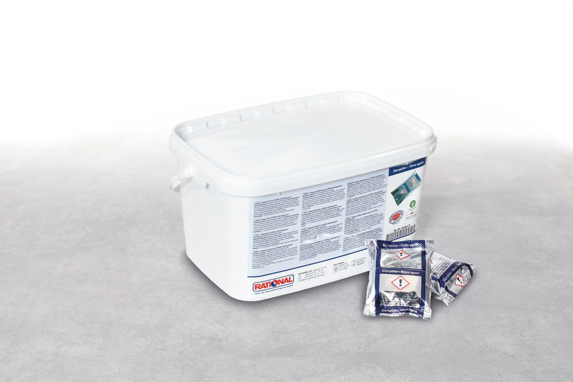 Viên xả bóng xanh thế hệ cũ Rinse Tabs Blue RATIONAL