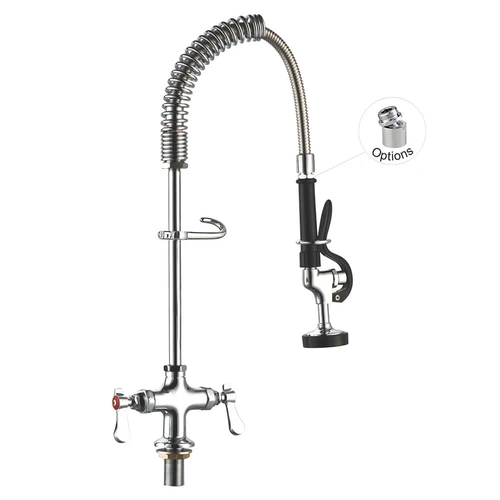 Vòi Xịt Rửa Quầy Bar 98001MN-1 Single Base Deck Mount Bar Pre-Rinse Faucet For Coffee Shop Toprinse