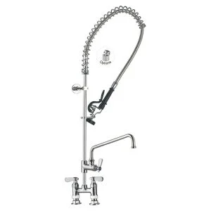 Vòi Xịt Rửa Chén Áp Lực Cao Gắn Chậu Tâm 4 Inch Kèm Vòi Phụ Toprinse 98006-2