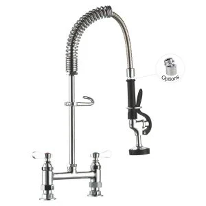 Vòi Xịt Rửa Quầy Bar Nóng Lạnh Gắn Chậu Tâm 8 Inch Toprinse 98007MN-1