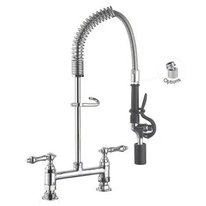Vòi Xịt Rửa Bếp Tiết Kiệm Nước Gắn Chậu Tâm 8 Inch Toprinse 98007MN-1C