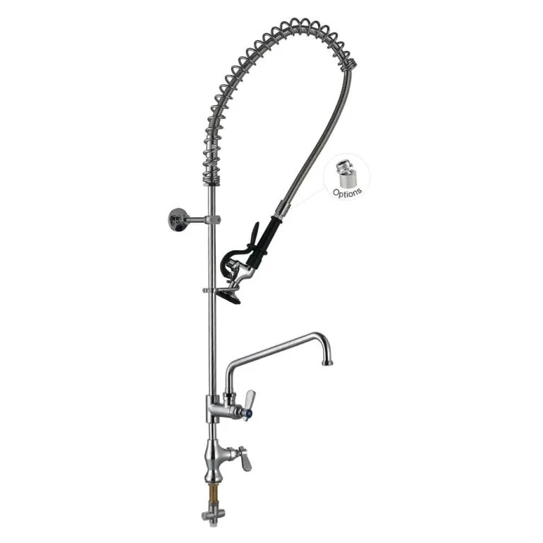 Dishwasher Faucet 98008M-2 Single Temperature Deck mount Faucet Dishwasher Pre-Rinse Faucet, mixing valve, add-on faucet Toprinse