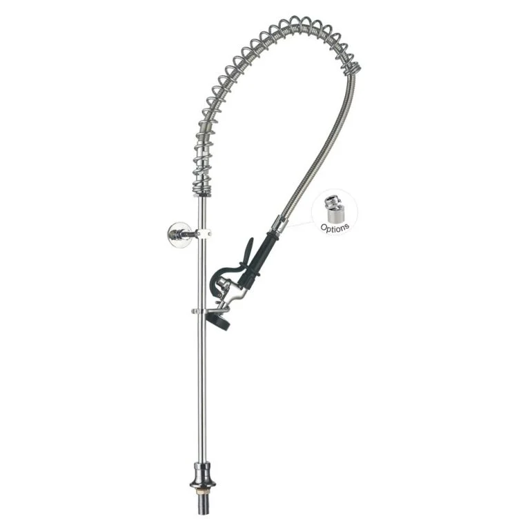 Restaurant Sink Faucet 98009-1 Single Temperature Deck Mount Commercial Sink Restaurant Pre-Rinse Faucet, no handle Toprinse