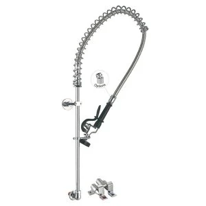 Vòi Xịt Rửa Áp Lực Cao Bàn Đạp Chân Gắn Tường Toprinse 98010AF-1