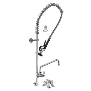 Vòi Xịt Rửa Áp Lực Cao Bàn Đạp Chân Gắn Tường Kèm Vòi Phụ Toprinse 98010AF-2