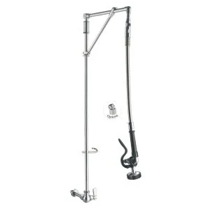 Vòi Xịt Rửa Công Nghiệp Cần Đỡ Xoay 1 Lỗ Gắn Tường Toprinse 98011-M001