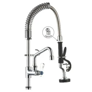 Bộ Vòi Xịt Rửa Mini Tiêu Chuẩn Bắc Mỹ Kèm Vòi Phụ Toprinse 98000MN-A