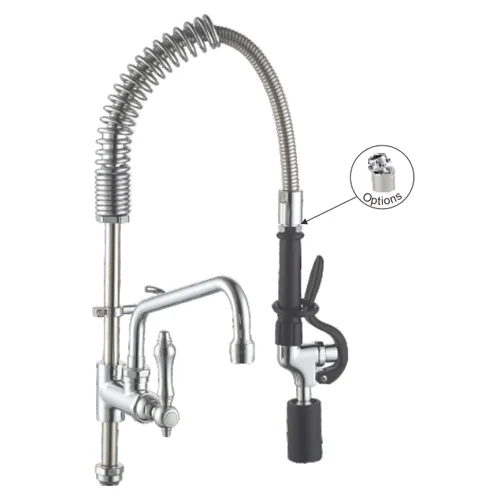 North American Dishwashing Faucet Set (Model 98000) MINI Pre-rinse unit (98000MN-AC) Toprinse