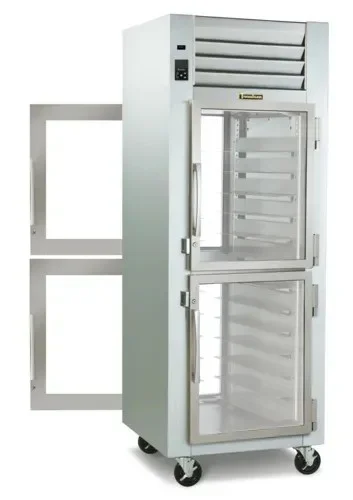 Traulsen Food Warmer RHF132WP-HHG 26.1 cu. ft. Glass Half Height Door 1 Section Pass-Thru Heated Cabinet