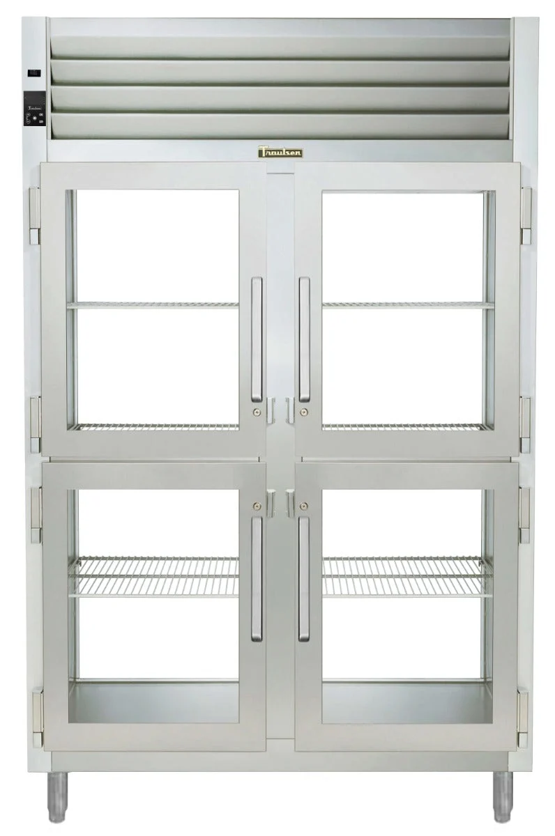 Tủ Giữ Nóng Thực Phẩm Traulsen RHF232WP-HHG Spec-Line 2-Section 4 Glass Half Door Reach-In Pass-Thru Heated Holding Cabinet, 55.13 cu. ft.
