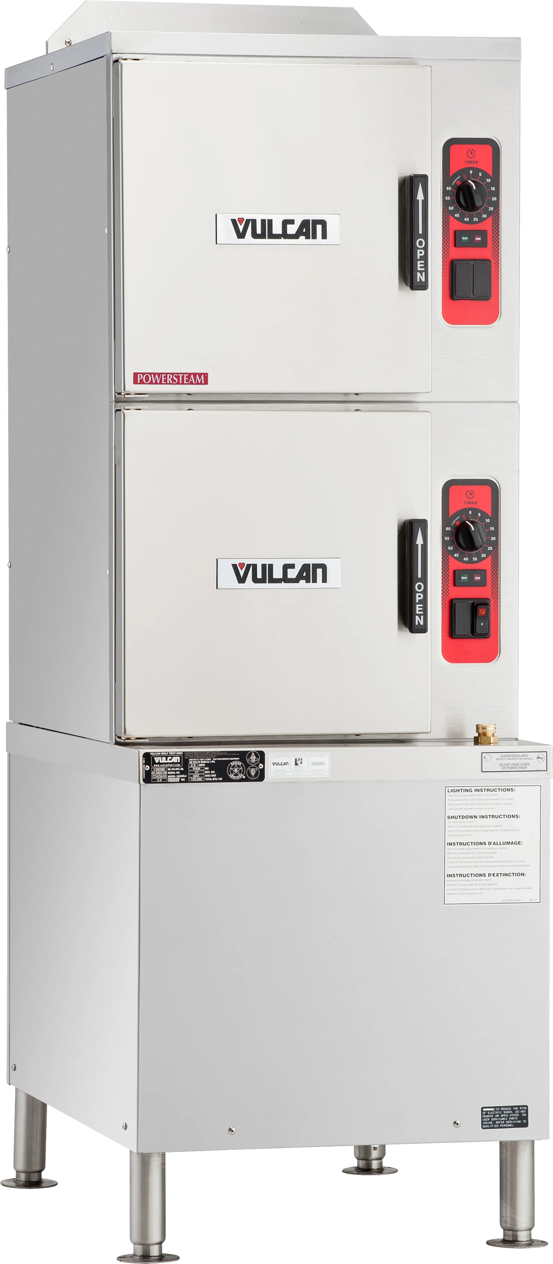 Nồi/Tủ Hấp Vulcan GA Gas Floor Convection Steamer C24GA10 PS