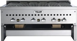 Bếp Nướng Than Nhân Tạo (Charbroiler) Vulcan Radiant/Cast-Iron Charbroilers Smoker-VACB