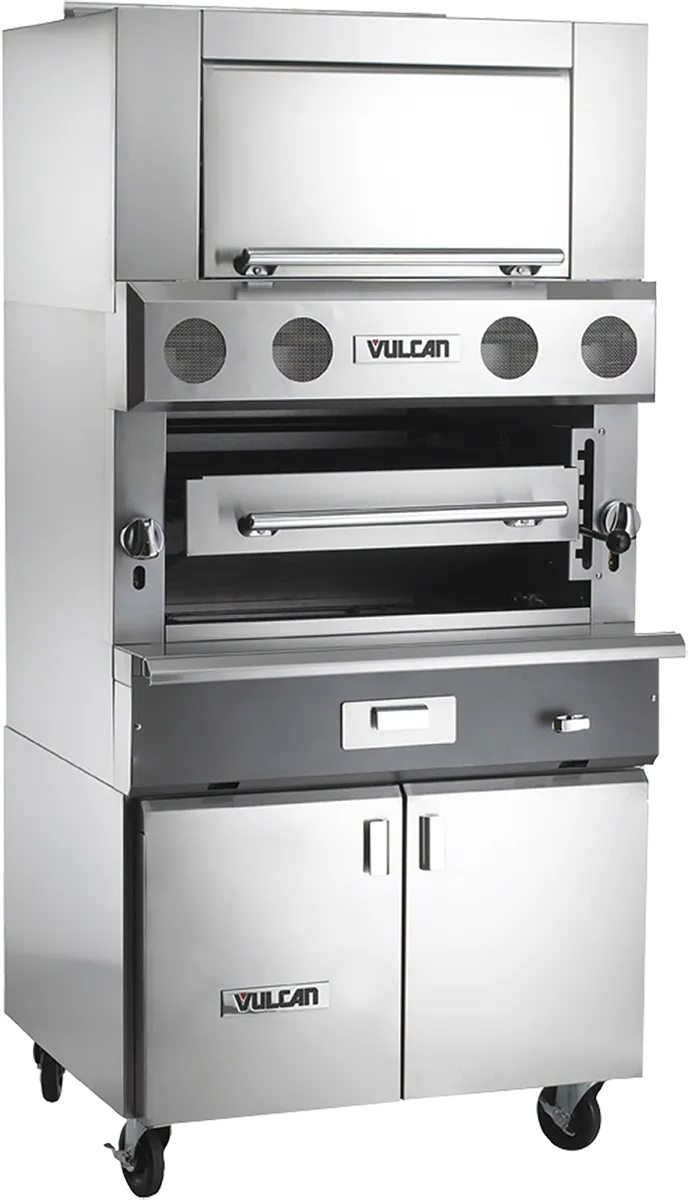 Fire Grill on Broiler Vulcan Upright and Infrared Broilers VBB1BF
